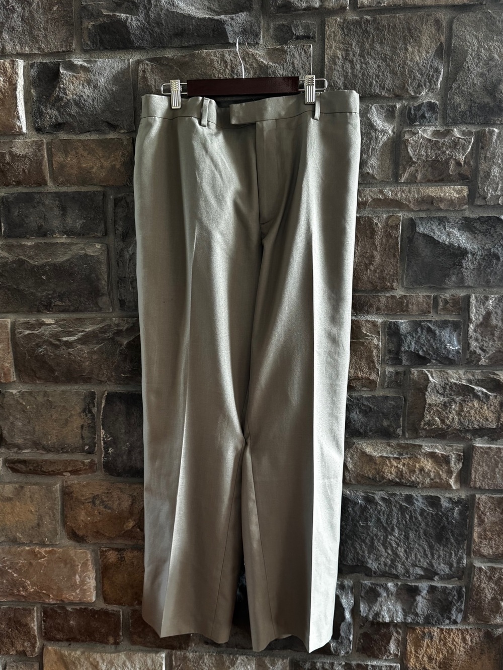 Men's Classic Dress Pants in Light Khaki